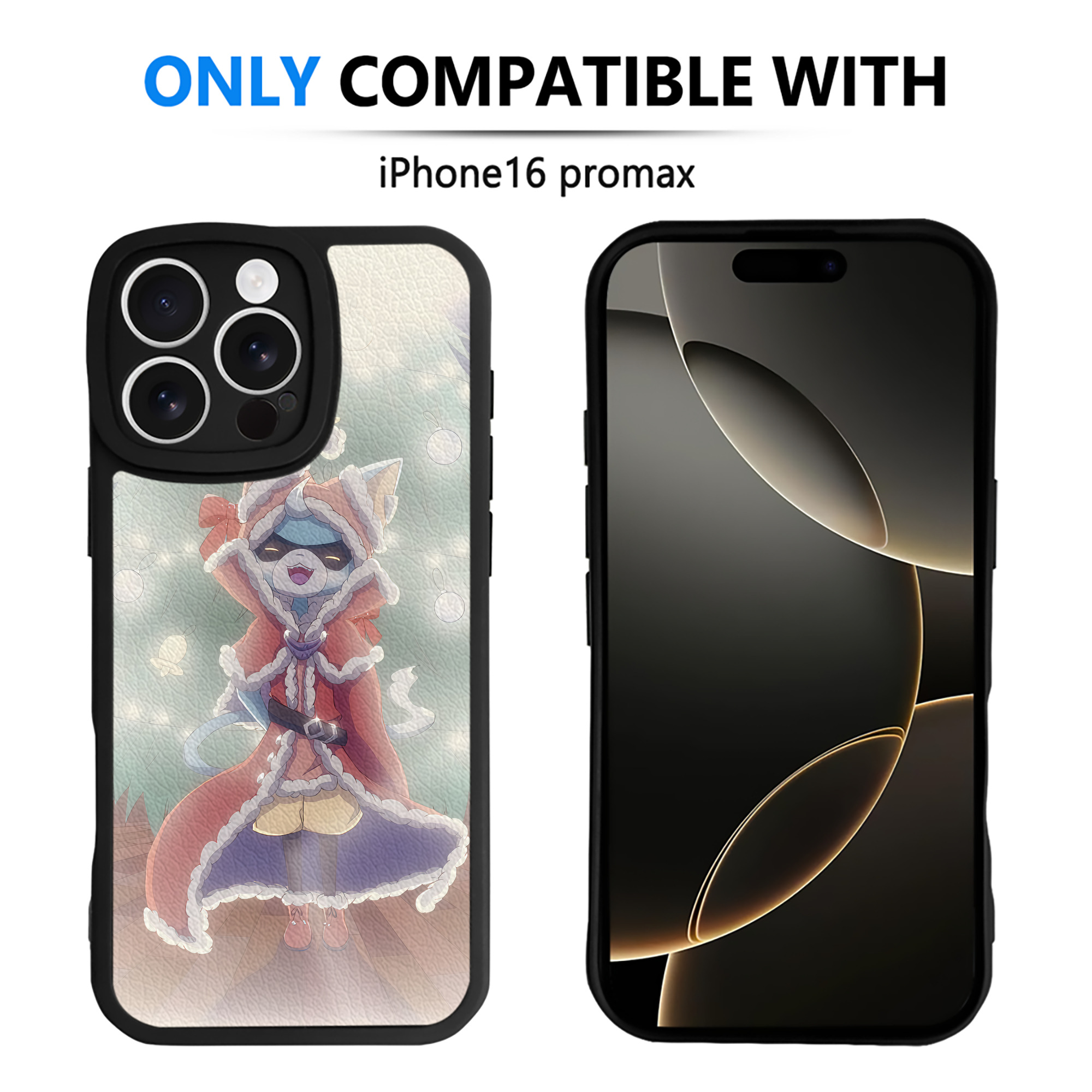 （画像用） 妖怪ウォッチ Yo-kai Watch 【iPhone 16シリーズ対応】シリコンスマホケース（レザー調） 材質：シリコン
